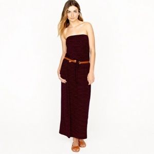 JCrew Amie maxi dress in skinny stripes